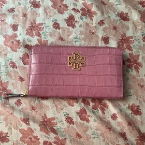 Tory Burch crocodile skin wallet